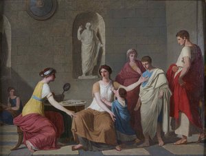 Cornelia, madre de los Gracos, c. 1793