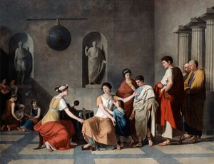 La madre de los Gracos, c1780