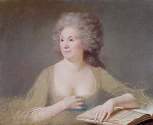 Retrato de Madame Boze de Joseph Boze
