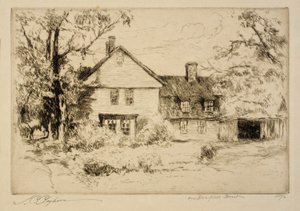 En la calle Deerfield (Antigua casa en Deerfield) de Joseph C. Claghorn