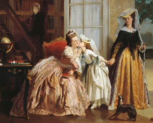 María Antonieta (óleo sobre lienzo) de Joseph Caraud
