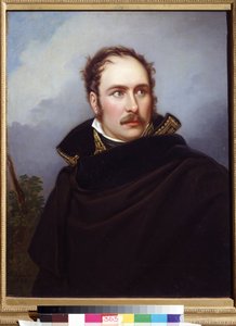 Retrato de Eugene Rose de Beauharnais, conocido como Príncipe Eugenio (1781-1824), Virrey del Reino de Italia, Gran Duque de Frankfurt, Duque de Leuchtenberg (Eugene de Beauharnais, Virrey del Reino de Italia, Gran Duque de Frankfurt, duque de Leuchtenberg de Joseph Carl Stieler