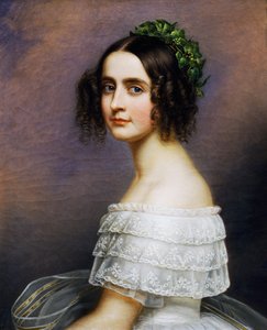 Retrato de Alexandra Amalie de Baviera de Joseph Carl Stieler