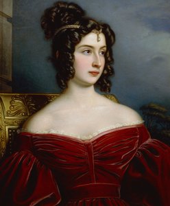 Retrato de la Marquesa Marianna Florenzi de Joseph Carl Stieler