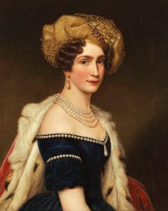 Princesa Augusta de Baviera (1788-1851), duquesa de Leuchtenberg, hacia 1825 (óleo sobre lienzo) de Joseph Carl Stieler