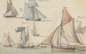 Duque de Richmond: balandros, goletas, botes de remos