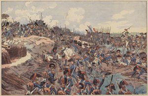 Batalla de Jemappes, Guerras Revolucionarias Francesas, 6 de noviembre de 1792 de Joseph Charles (after) Beuzon