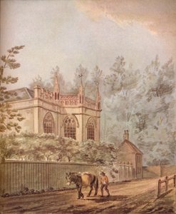 Strawberry Hill, siglo XVIII, 1922 de Joseph Charles Barrow