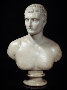 Busto de Carlos María Bonaparte (1746-1785), padre de Napoleón. Escultura de mármol de Joseph Charles Marin (1759-1834) siglo XIX París, Fundación Thiers de Joseph Charles Marin
