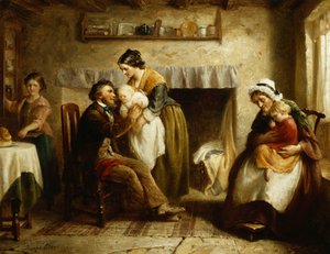 Una visita de los abuelos de Joseph Clark
