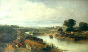 Un río de marea, 1849 de Joseph Clayton Bentley