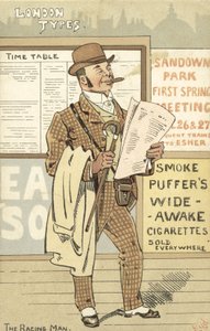 Tipos de Londres, el hombre de las carreras