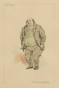 Mr. Tetterby - El hombre embrujado y el trato del fantasma, c.1920s de Joseph Clayton Clarke