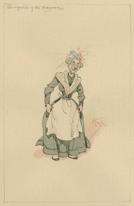 La anfitriona de la mansión, c.1920s