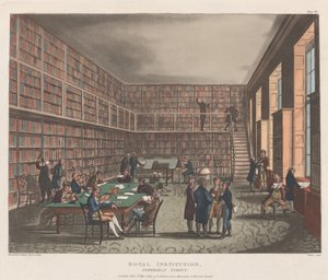 Royal Institution, Albemarle Street, 1 de mayo de 1809 de Joseph Constantine Stadler