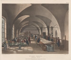 Oficina de Sellos, Somerset House, 1 de julio de 1809 de Joseph Constantine Stadler