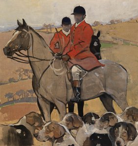 The Meet (gouache sobre lino) de Joseph Crawhall