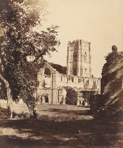 Abadía de Fountains. La iglesia, el claustro y el hospicio de Joseph Cundall