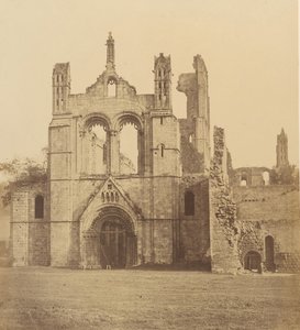 Abadía de Kirkstall. Desde el oeste de Joseph Cundall