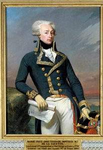 Retrato de Gilbert du Motier, marqués de Lafayette (1792) de Joseph Desire Court