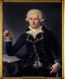 Retrato de Louis Antoine, Conde de Bougainville (1729-1811) de Joseph Ducreux