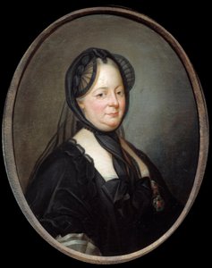Retrato de María Teresa de Austria (1717-1780), Emperatriz reina de Hungría y Bohemia de Joseph Ducreux