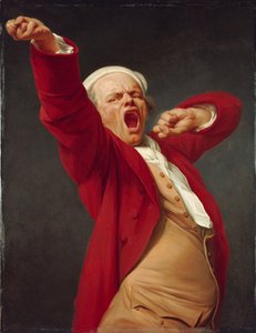 Autorretrato, Bostezando, ca. 1783