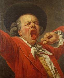 Autorretrato como un hombre que bosteza