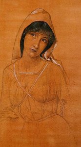 Niña con capa de Joseph Edward Southall