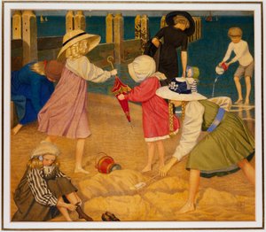 En la Playa, Southwold de Joseph Edward Southall