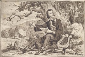 Las artes: Poeta, Lira, Pintor de Joseph Eugen Hörwarter