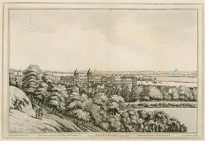 Una vista de Greenwich, Londres, y el río Támesis