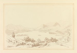 Vista general del lago de Derwent Water