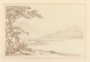 Cabeza de Ullswater de Joseph Farington