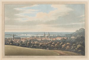 Vista de Greenwich y Río Abajo, 1795