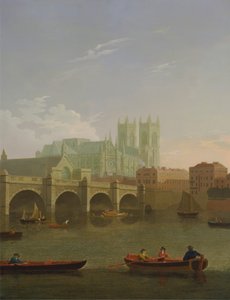 Abadía y puente de Westminster de Joseph Farington