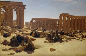 Ruinas del Templo de Luxor, c.1890