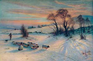 El resplandor del invierno, siglo XIX, 1913 de Joseph Farquharson