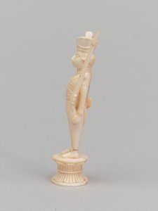 Peón blanco, pieza de ajedrez, India, circa 1820 de Joseph Felix Bouchor