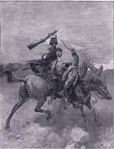 Derriba a uno de ellos de su caballo de Joseph Finnemore