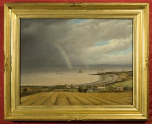 Una Vista desde Portishead hacia Gales de Joseph Francis Walker