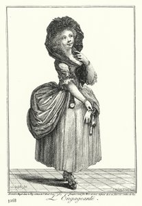 La chica encantadora (grabado) de Joseph Franz von (after) Goez