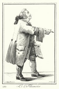 El financiero de Joseph Franz von (after) Goez