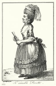 La encantadora Rosette (grabado) de Joseph Franz von (after) Goez