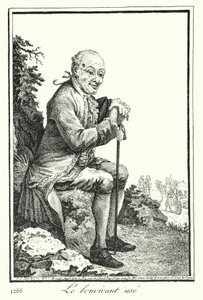 El bon vivant agotado (grabado)