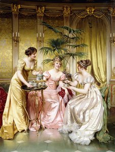 Tres para el té de Joseph Frederick Charles Soulacroix