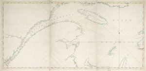 Mapa del golfo y del río San Lorenzo, c.1778 (impresión)