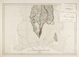 Los alrededores de Fort Cumberland en la bahía de Fundy de Joseph Frederick Wallet DesBarres