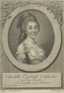 Retrato de Elisa von der Recke 1754-1833 de Joseph Friedrich August Darbes