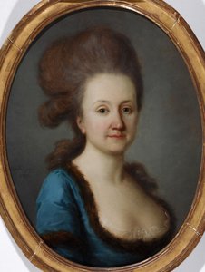 Retrato de Euphrosine Katharina von Bock, nacida von Stackelberg 1752-1821, 1780 de Joseph Friedrich August Darbes